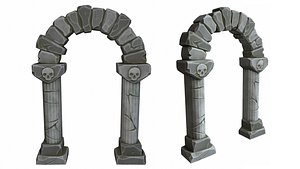 gothic archway 3D