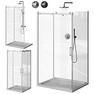 Shower nooks and the door to the niche of Cezares Stylus
