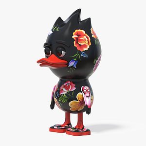 3D TUD Toy Frida Kahlo Black