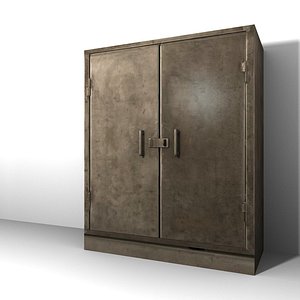 steel cabinet 3d model
