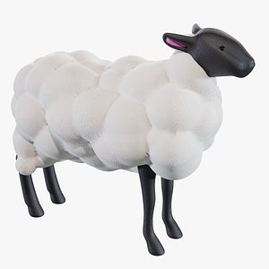 Cartoon Sheep 3D model