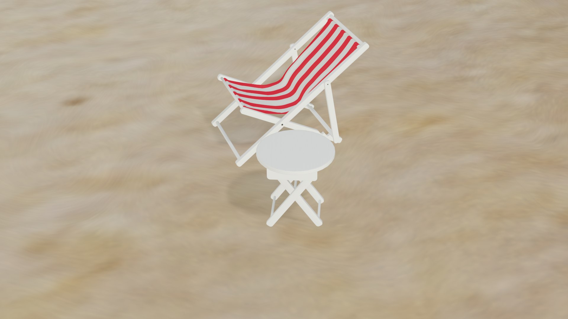 Beach Lounge Chairs 3d Model Turbosquid 2138017