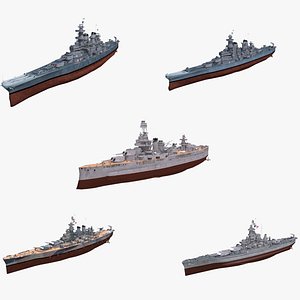 US Navy battleship collection