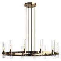 RAVELLE ROUND CHANDELIER Polished Nickel