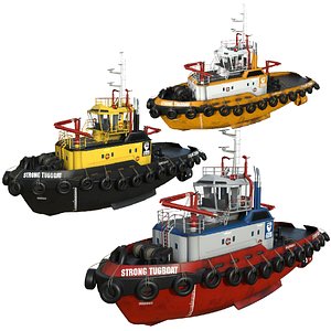 vessels ports 3D model