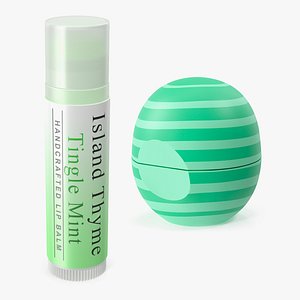 Lip Balms Collection 3D model
