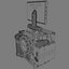 3d digital camera red