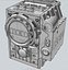 3d digital camera red