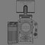 3d digital camera red