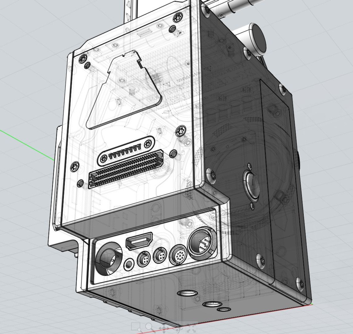 3d digital camera red
