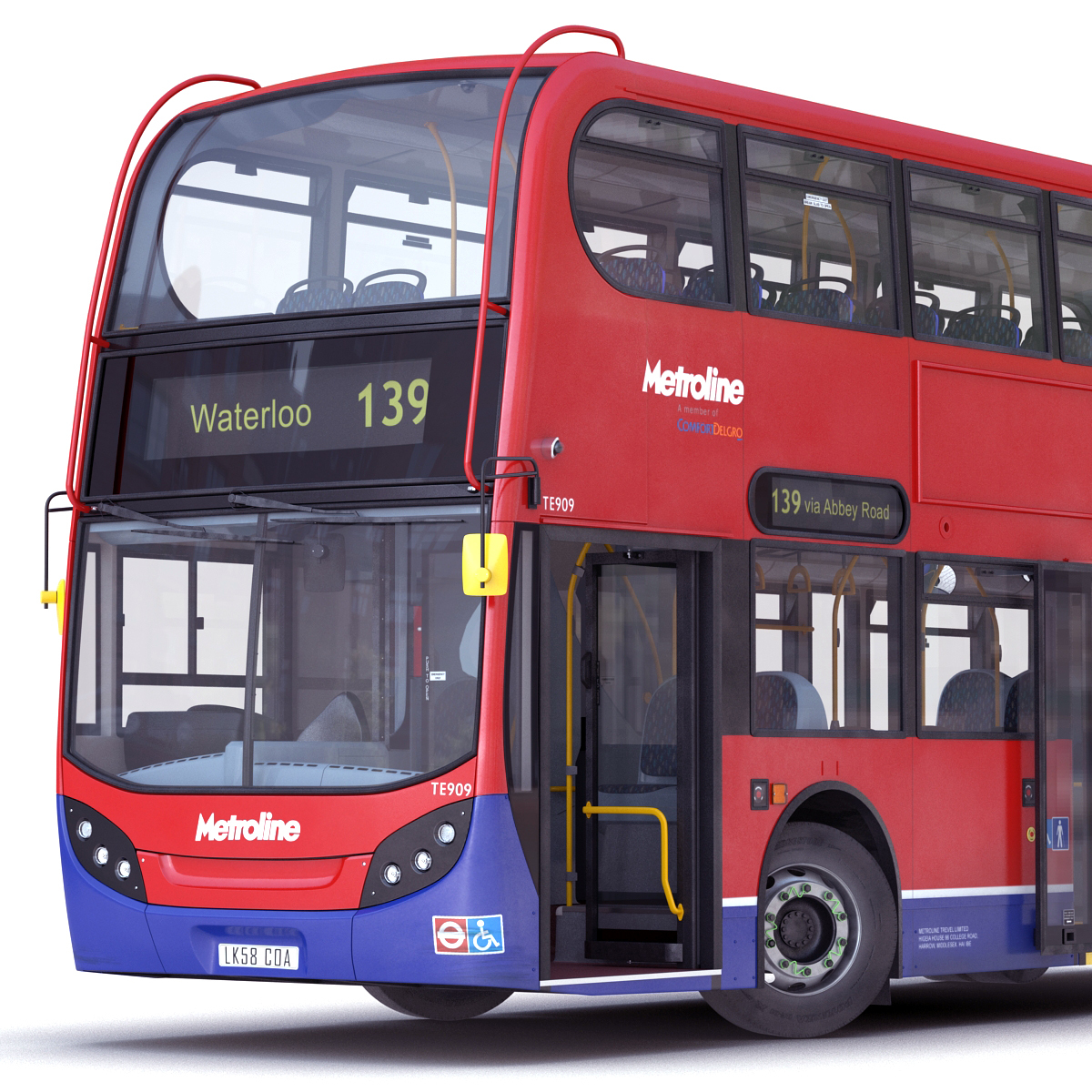 3d model london bus enviro 400