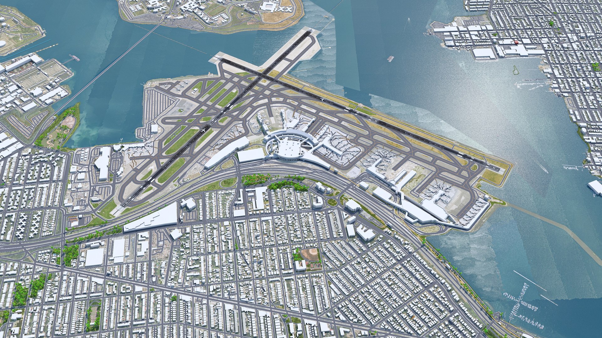 New York LaGuardia Airport model https://p.turbosquid.com/ts-thumb/5W/a0KHQB/Nz/3/jpg/1672051349/1920x1080/fit_q87/a9cc1358a8d91139b79a46babff9e31395efeb5b/3.jpg