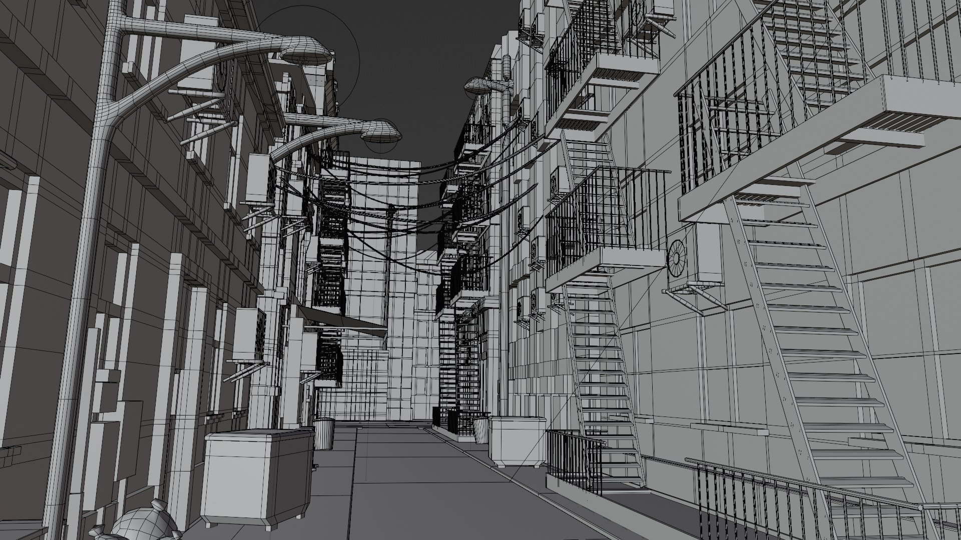 New York Alley Scene 3D model https://p.turbosquid.com/ts-thumb/5W/aCq07t/Hx/wireframe1/png/1645720774/1920x1080/fit_q87/012b28923a704240241f40ebb10328bec82a2b56/wireframe1.jpg