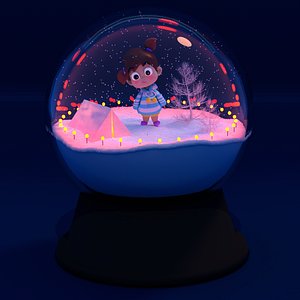 Snow Globe with character