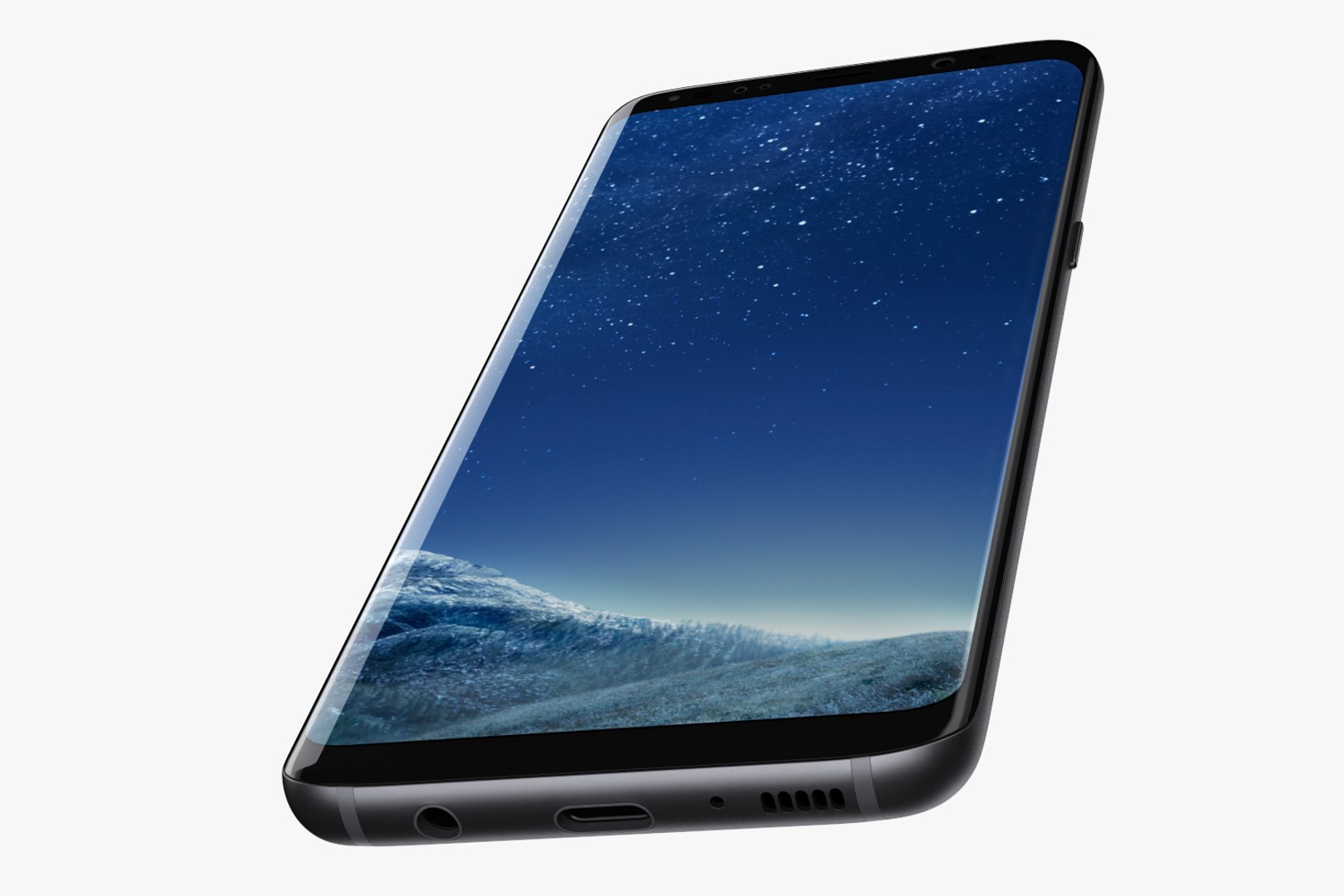 3D model samsung galaxy s8 black 1144620 TurboSquid
