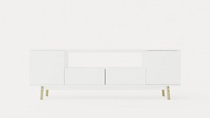 Stycho TV Bench 185 Cm Marble model