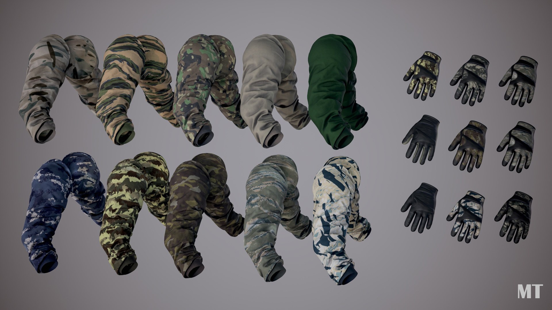 FPS Arms Pack 02 Model - TurboSquid 2254468