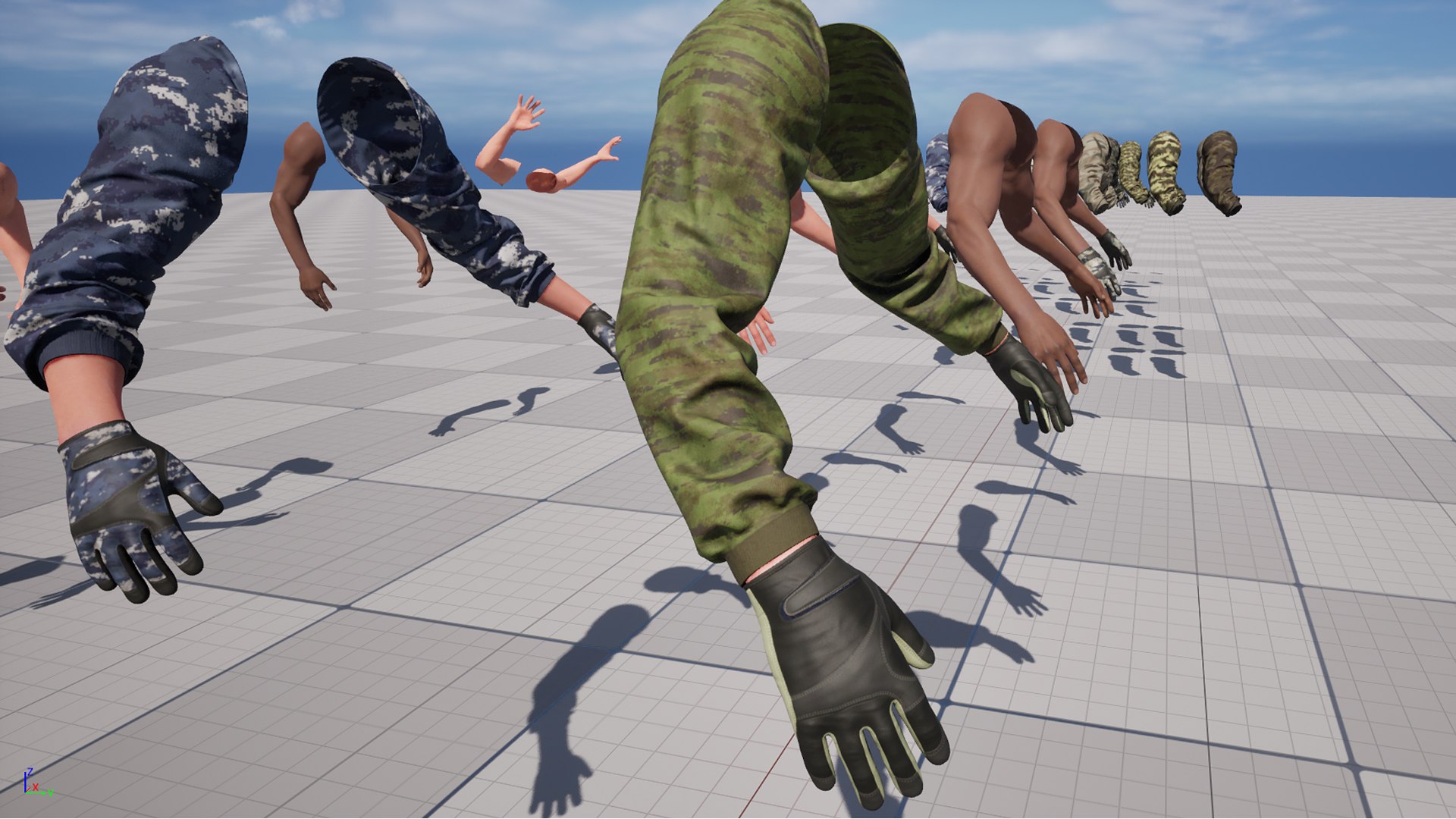 FPS Arms Pack 02 Model - TurboSquid 2254468