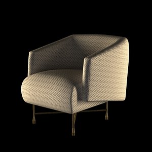 chair bijoux lounge 3d model