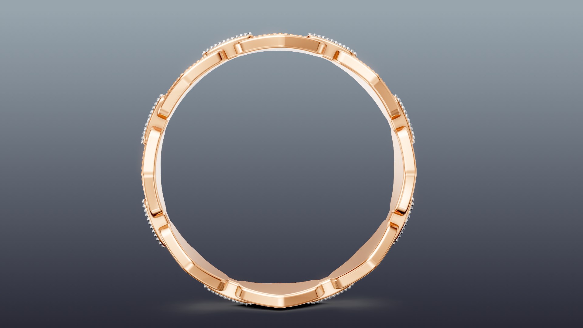 3D Diamond Chain Link Ring Model - TurboSquid 2324760