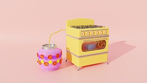 3D Cooker model