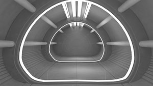 3D model tunnel architectural