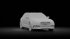 3D Audi RS6 Avant 2015