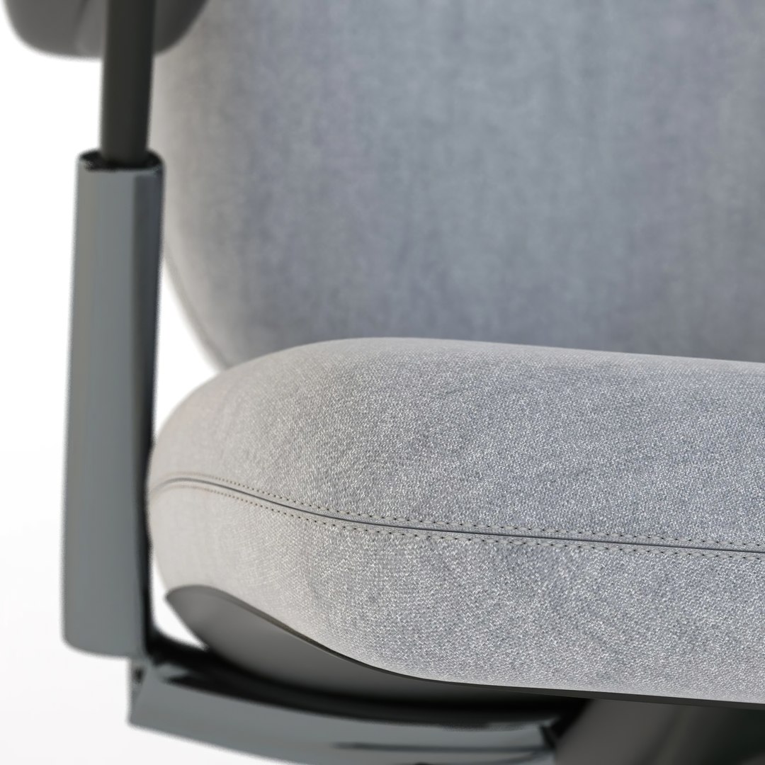 Hyper Realistic Herman Miller Performance Office Ergon 3 Chair Model