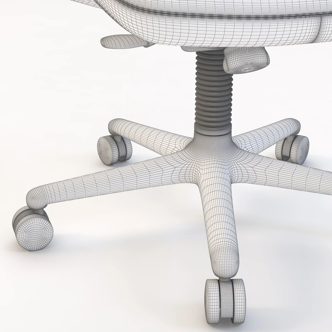 Hyper Realistic Herman Miller Performance Office Ergon 3 Chair Model