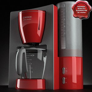 coffee maker bosch 3d model