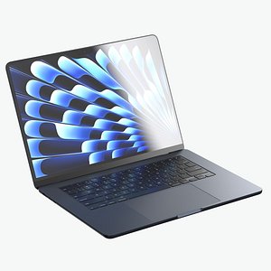 MacBook Pro 15 Inch A1707 Touch Bar Gray 3D model