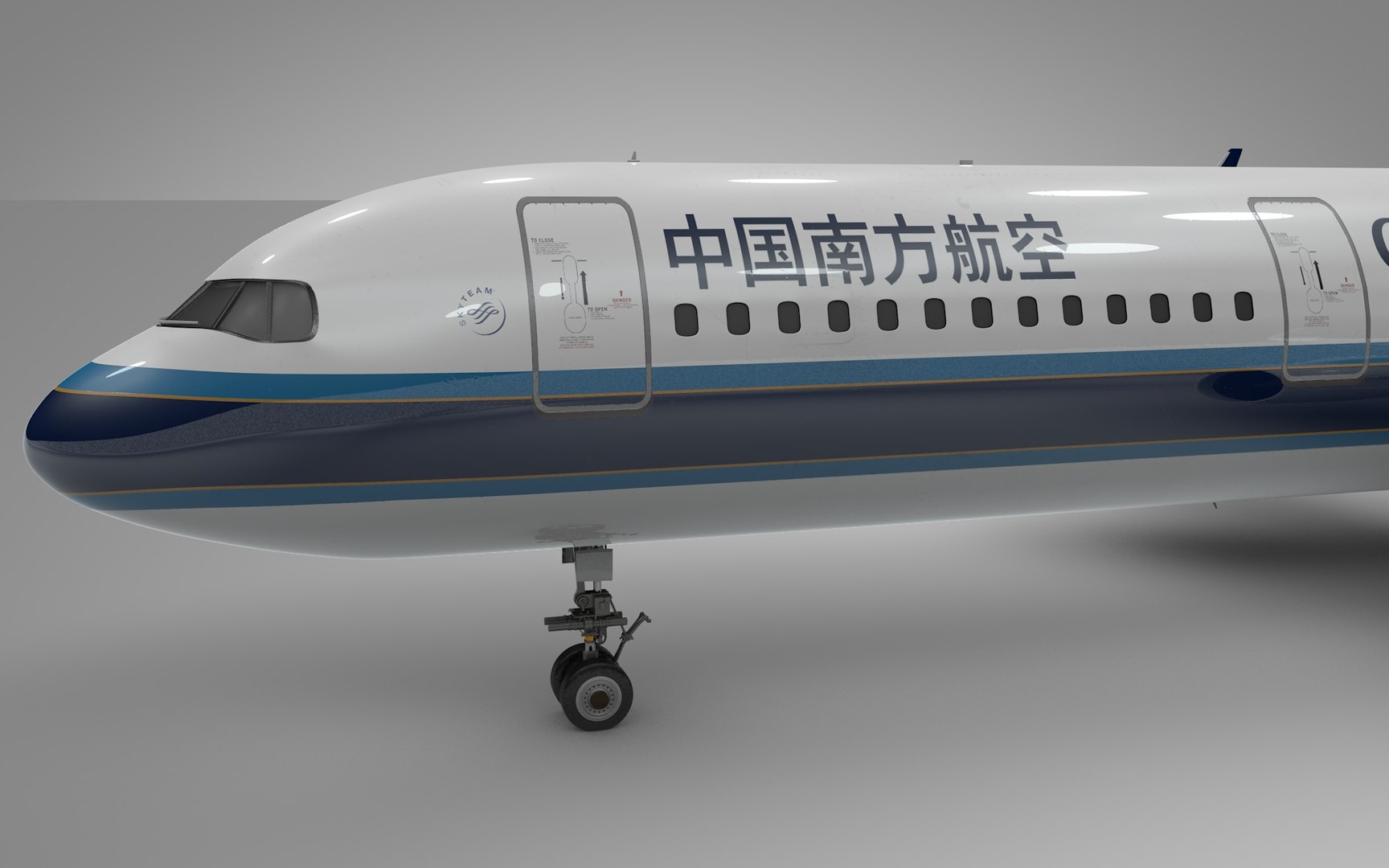 3D a321 neo china southern - TurboSquid 1637500