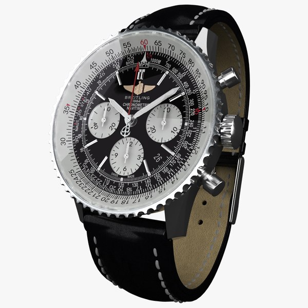 breitling navitimer modeled 3d max