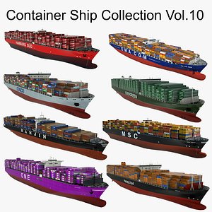 Container Ship Collection Vol.10 3D model