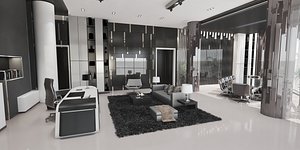 3D modern office model