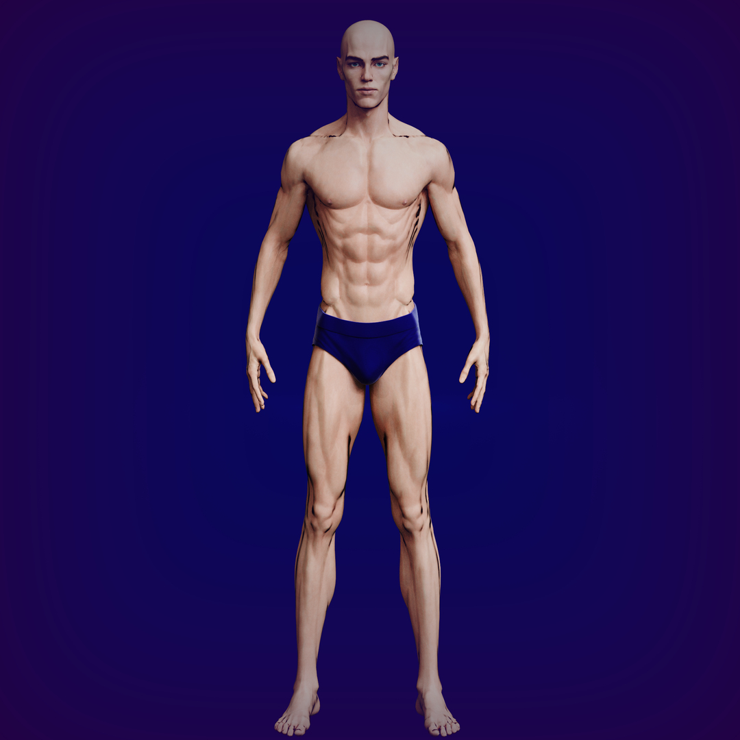 Slavic Male Low Poly 3D Model - TurboSquid 2404285