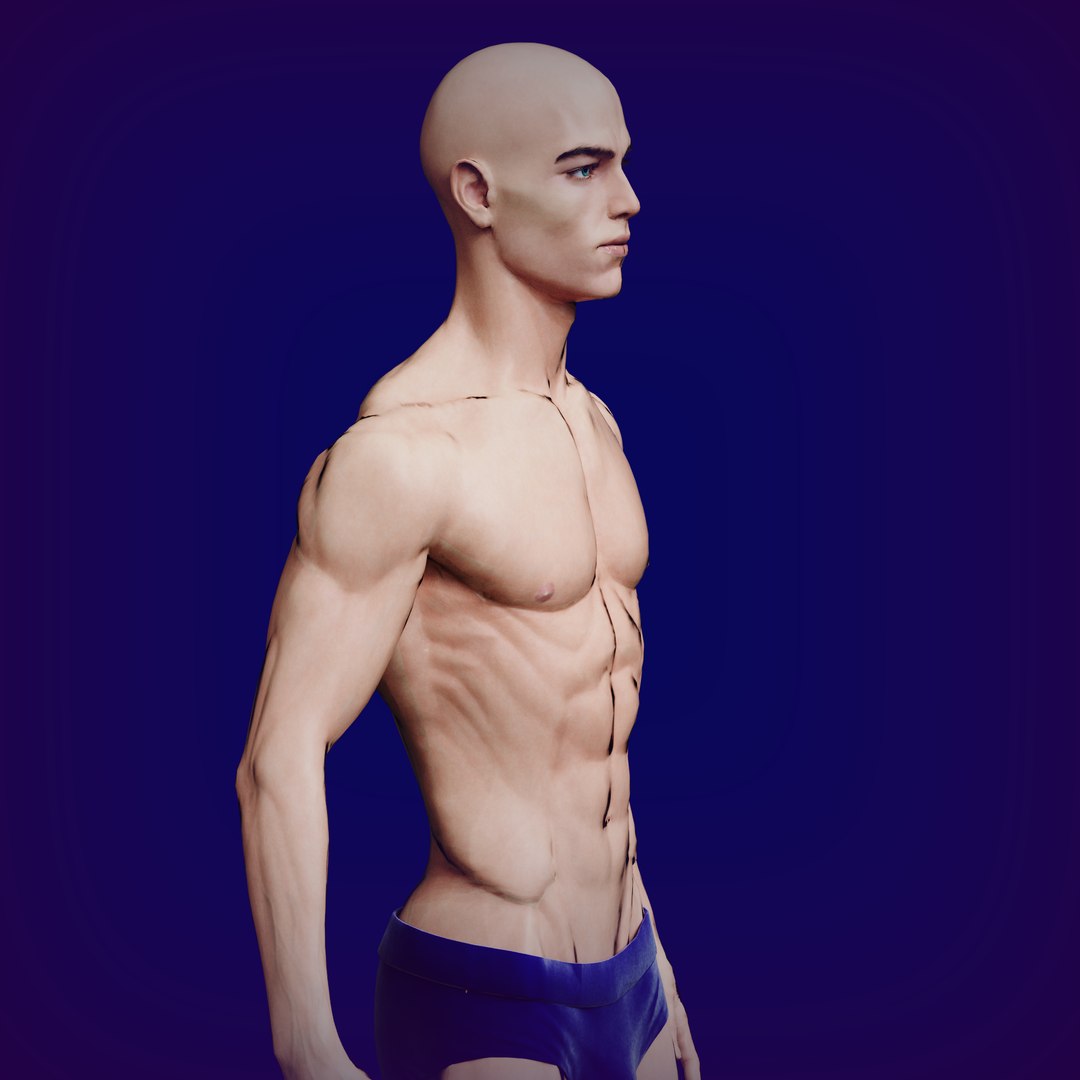 Slavic Male Low Poly 3D Model - TurboSquid 2404285
