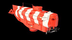 deep-submergence rescue vehicle submarines 3D model