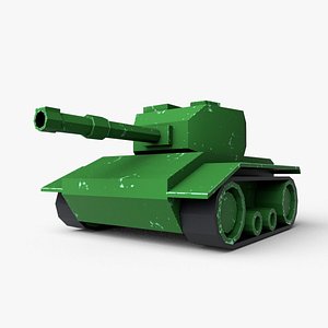 3D tank cartoon