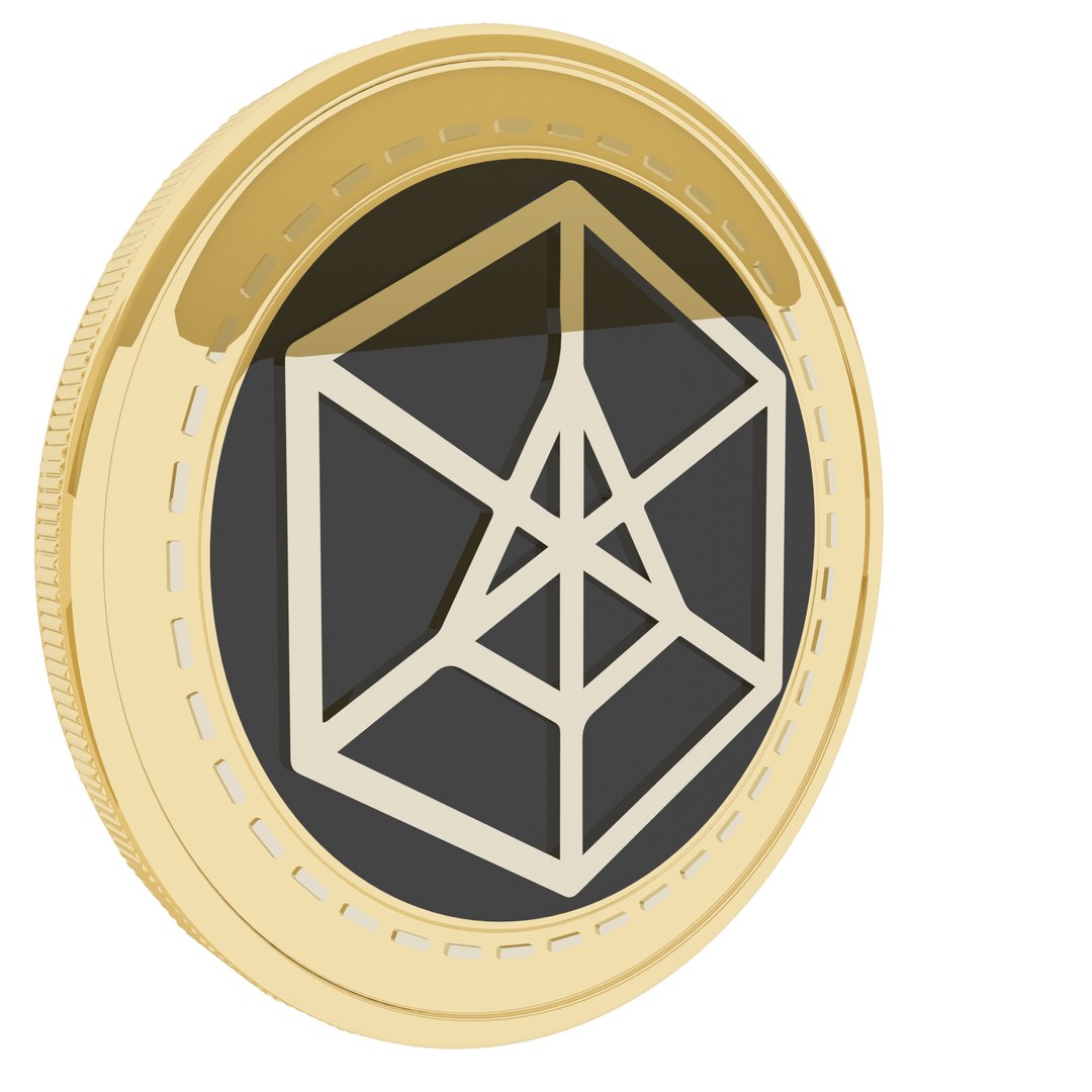 Arcblock Cryptocurrency Gold Coin 3D - TurboSquid 1782247