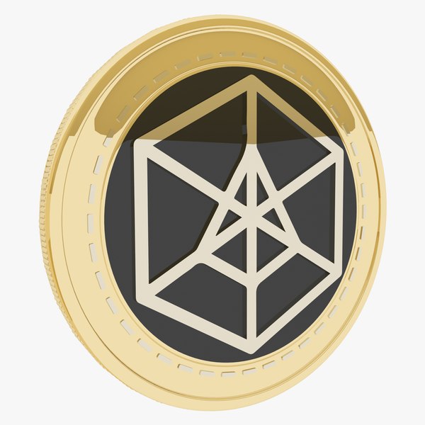 Arcblock Cryptocurrency Gold Coin 3D