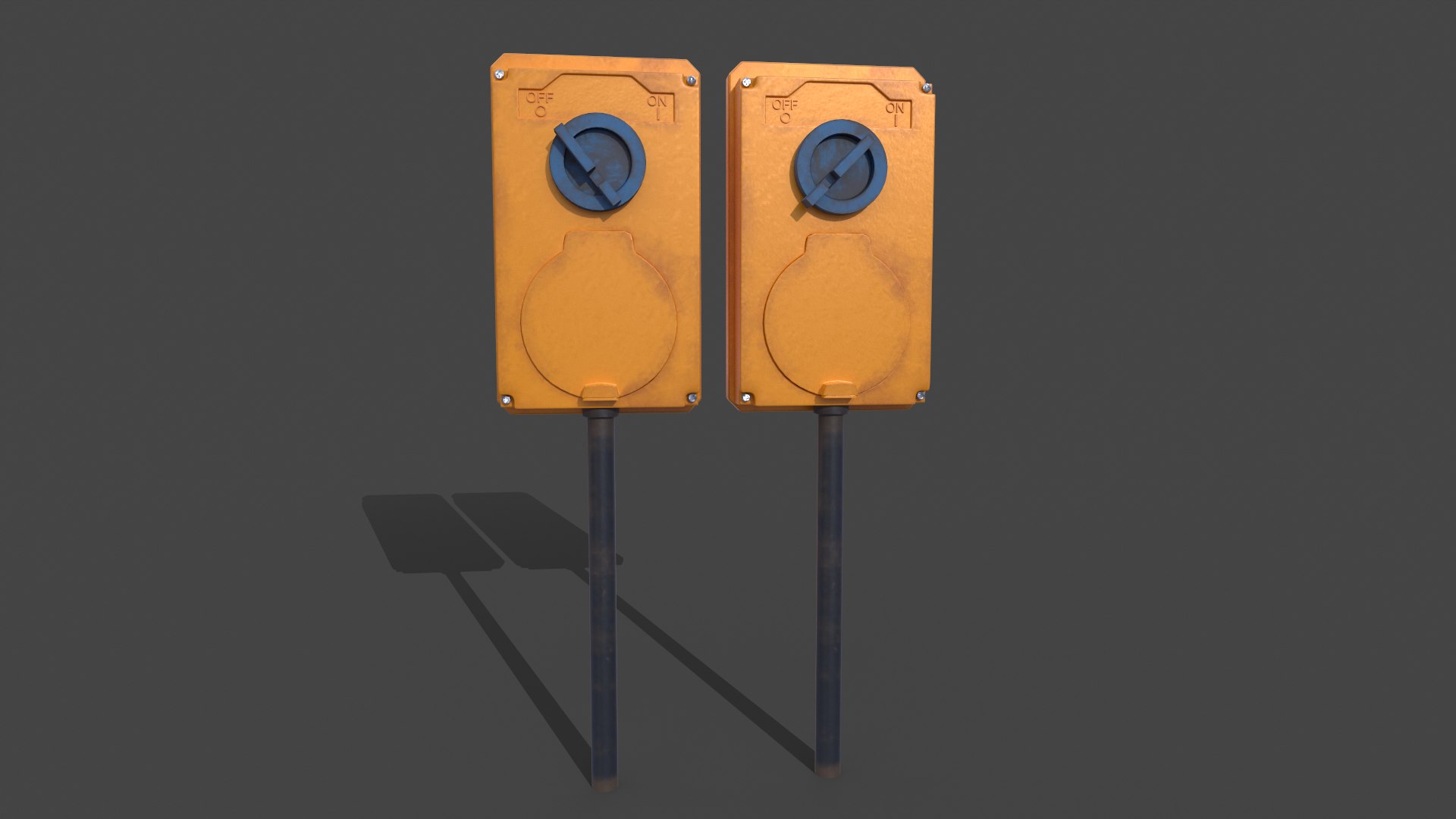 3D Industrial Electrical Switch model TurboSquid 1746943