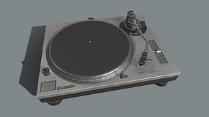 Technics SL1200 MK2 Turntable - Game Asset