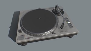 Technics SL1200 MK2 Turntable - Game Asset