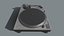 Technics SL1200 MK2 Turntable - Game Asset