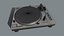 Technics SL1200 MK2 Turntable - Game Asset