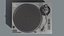 Technics SL1200 MK2 Turntable - Game Asset