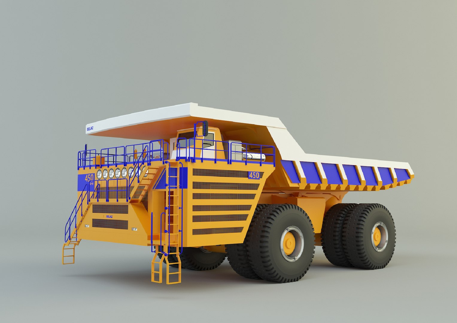 Belaz 75710 Dump Truck 3D Model - TurboSquid 1964124