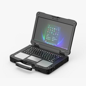 Durable Shockproof Laptops 3D model