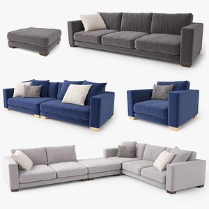 3D jardan enzo sofa